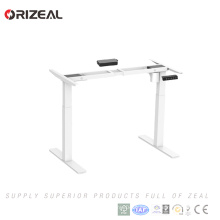 Orizeal ergonómico altura eléctrica ajustable escritorio marco eléctrico sentarse soporte escritorio Oferta especial (OZ-ODKS051Z)